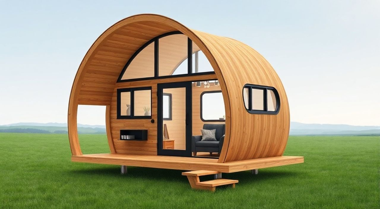 Arched Cabins: решения для складной tiny‑house