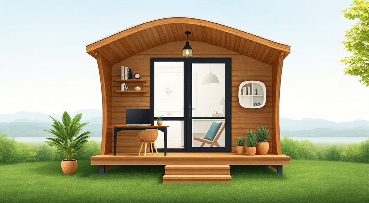 Arched Cabins: решения для tiny офис