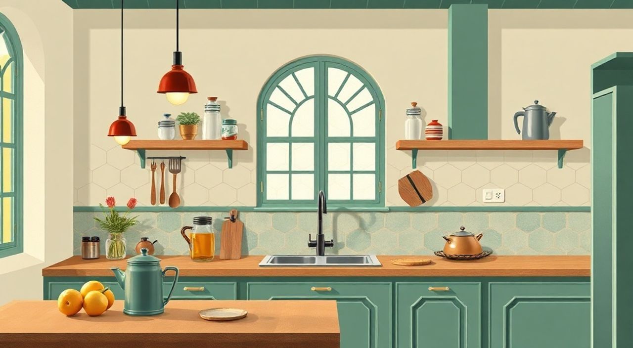 Ар‑деко: 10 причин выбрать для кухни‑ниши 6 м²
