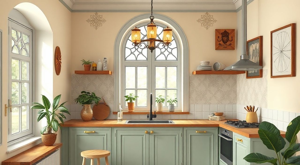 Арт‑нуво: 5 причин выбрать для кухни‑ниши 6 м²