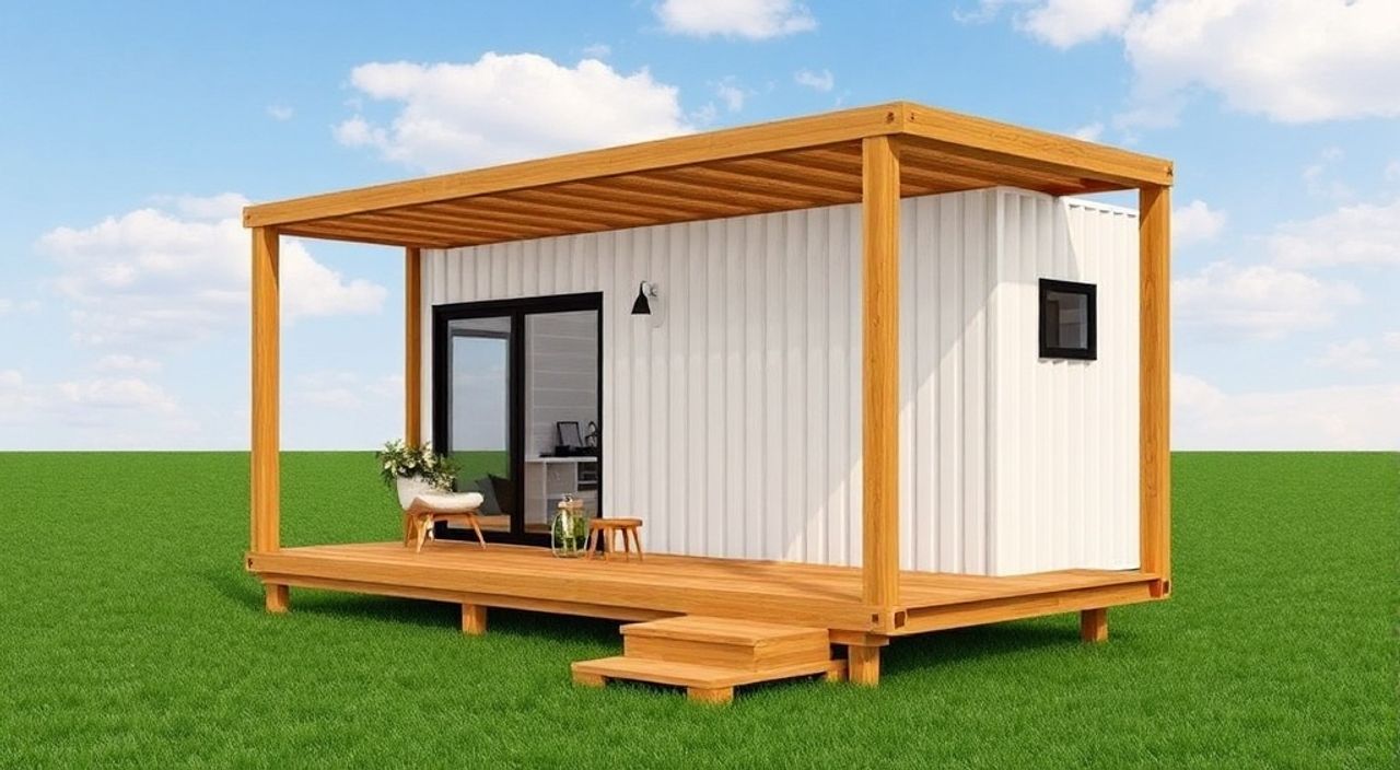 Бамбуковый каркас: 10 причин выбрать для дом-контейнер 40ft