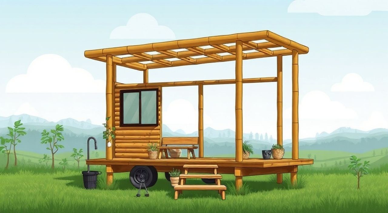 Бамбуковый каркас: 10 причин выбрать для off-grid tiny-house