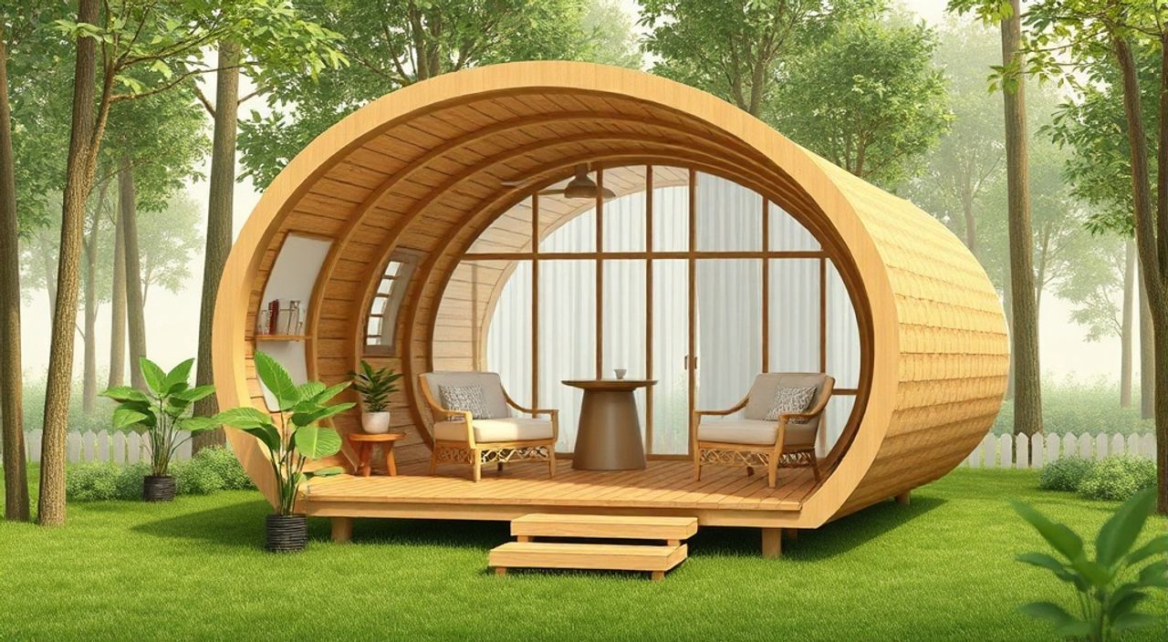 Бамбуковый каркас: 10 причин выбрать для pod-house