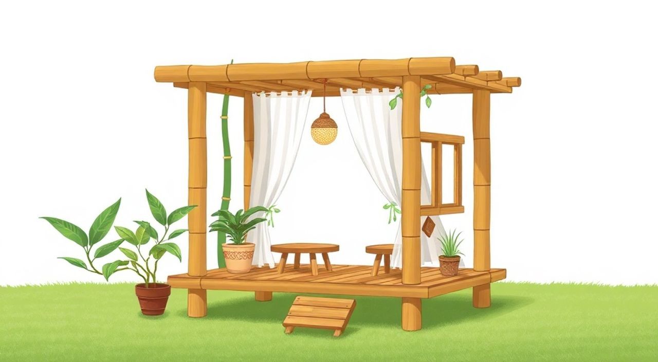 Бамбуковый каркас: 15 причин выбрать для A-frame мини-дом