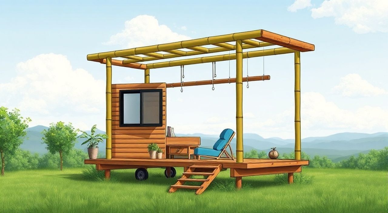 Бамбуковый каркас: 5 причин выбрать для off-grid tiny-house