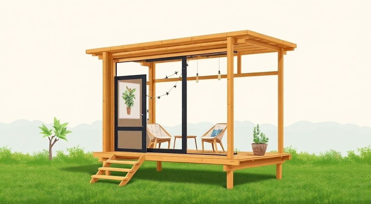 Бамбуковый каркас: 5 причин выбрать для складной tiny‑house