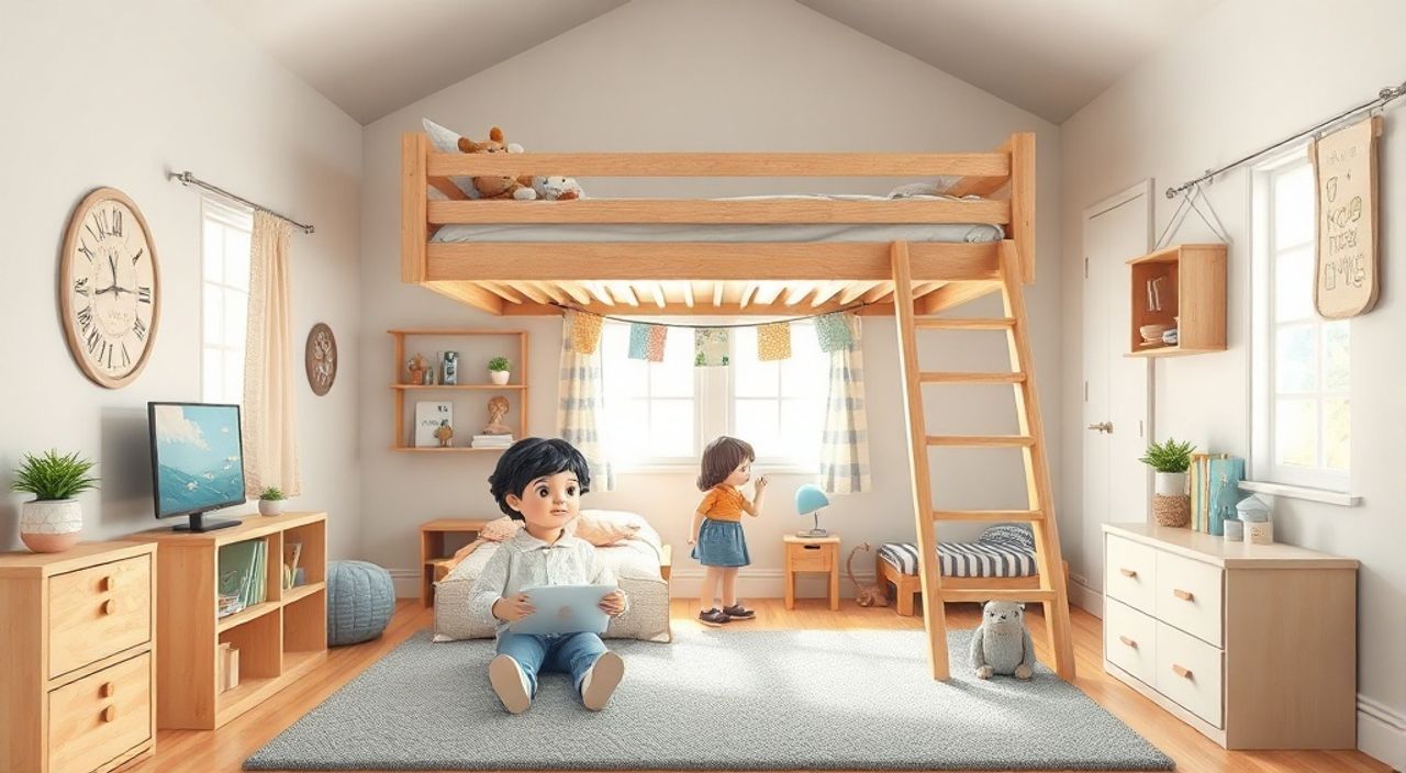 Бюджет детской 8 м²: кровать‑чердака — 5 цифр