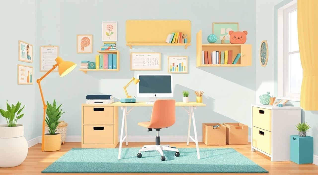 Бюджет детской 8 м²: складного стенда‑office — 15 цифр