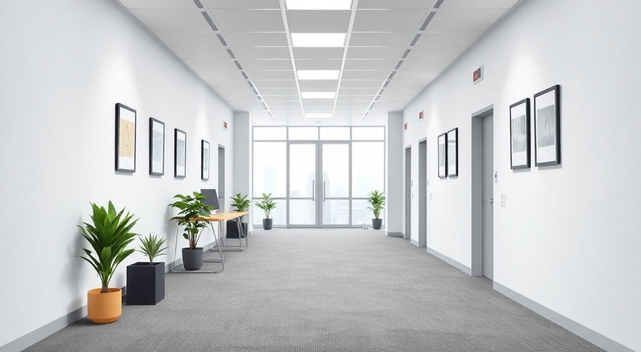 Бюджет коридора 1,3 м: складного стенда‑office — 10 цифр