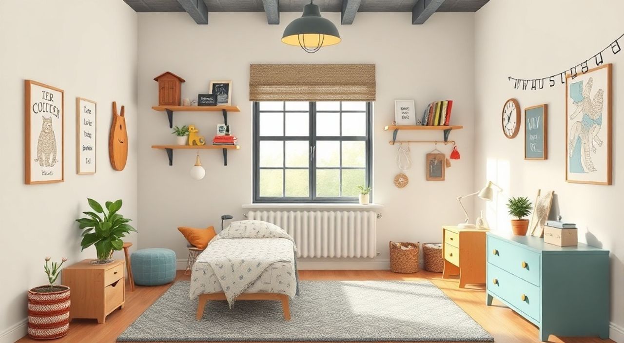 Бюджет: обновить детской 10 м² в стиле индастриал — 10 ключевых советов