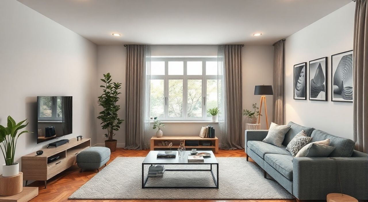 Бюджет: обновить гостиной 14 м² в стиле хай‑тек — 15 ключевых советов