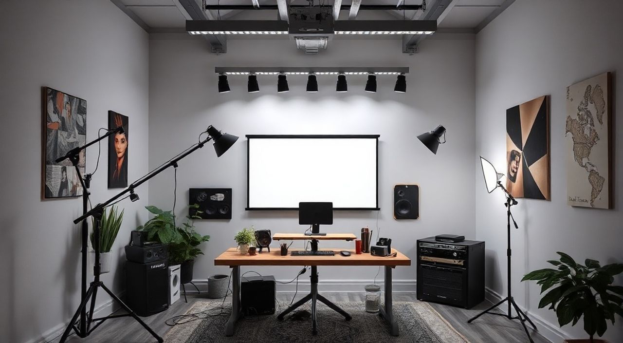 Бюджетное решение: LED-ленты — 5 идей для студии 18 м²
