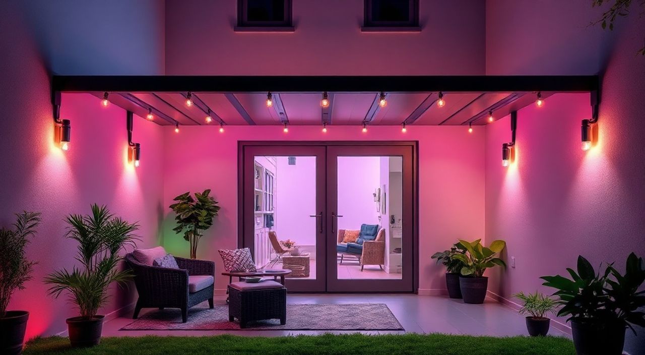 Бюджетное решение: умную RGB-подсветку — 10 идей для лоджии 4 м