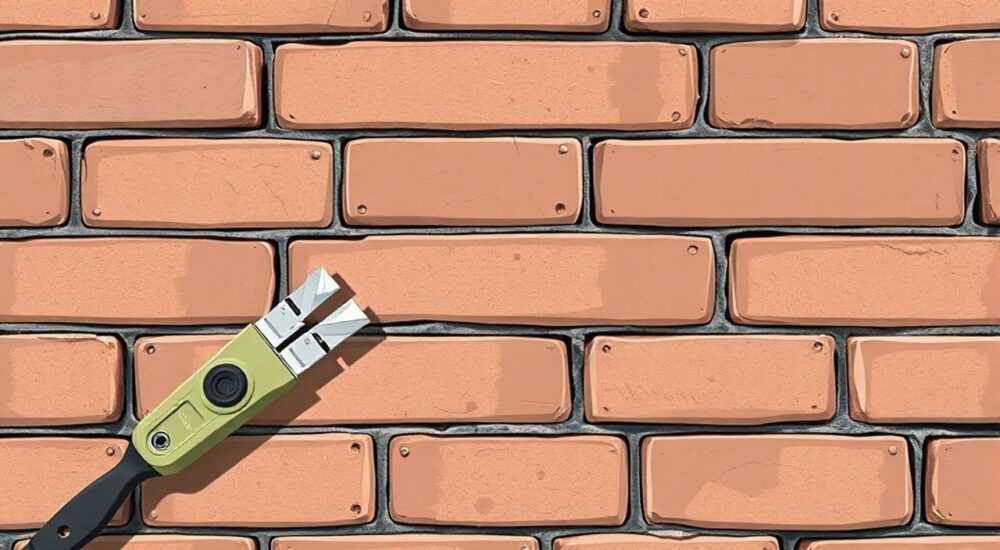 Чем покрасить швы кирпичной кладки