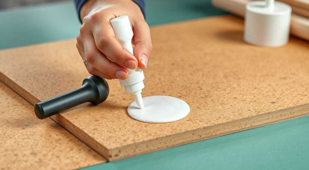 Чем приклеить пробковую подложку