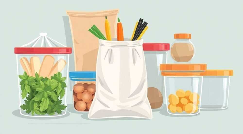 Что можно использовать для хранения продуктов вместо пластиковых пакетов и контейнеров 3 класс