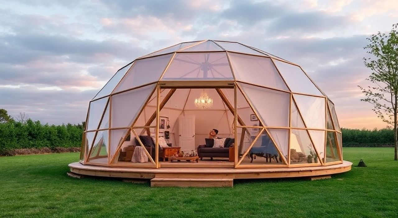CLT-панели: 15 причин выбрать для Glamping dome
