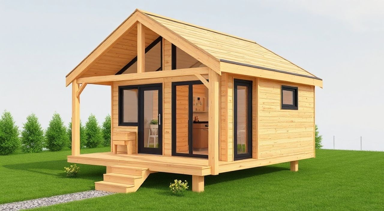 Дерево-клееный брус: 10 причин выбрать для A-frame мини-дом