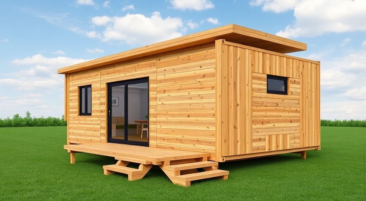 Дерево-клееный брус: 10 причин выбрать для дом-контейнер 40ft