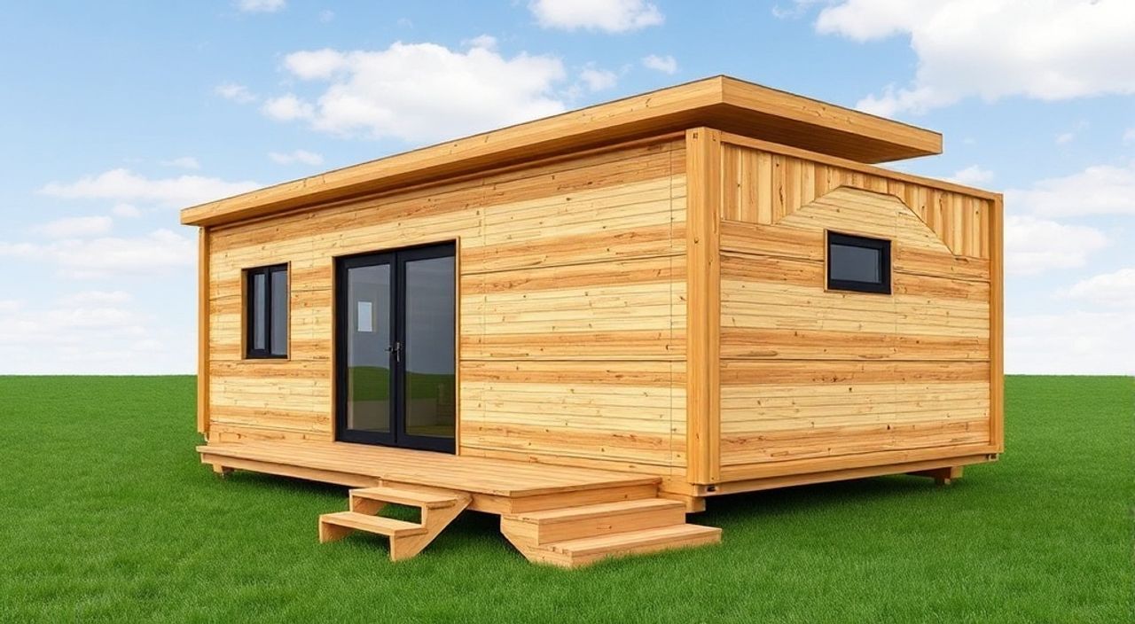 Дерево-клееный брус: 15 причин выбрать для дом-контейнер 40ft
