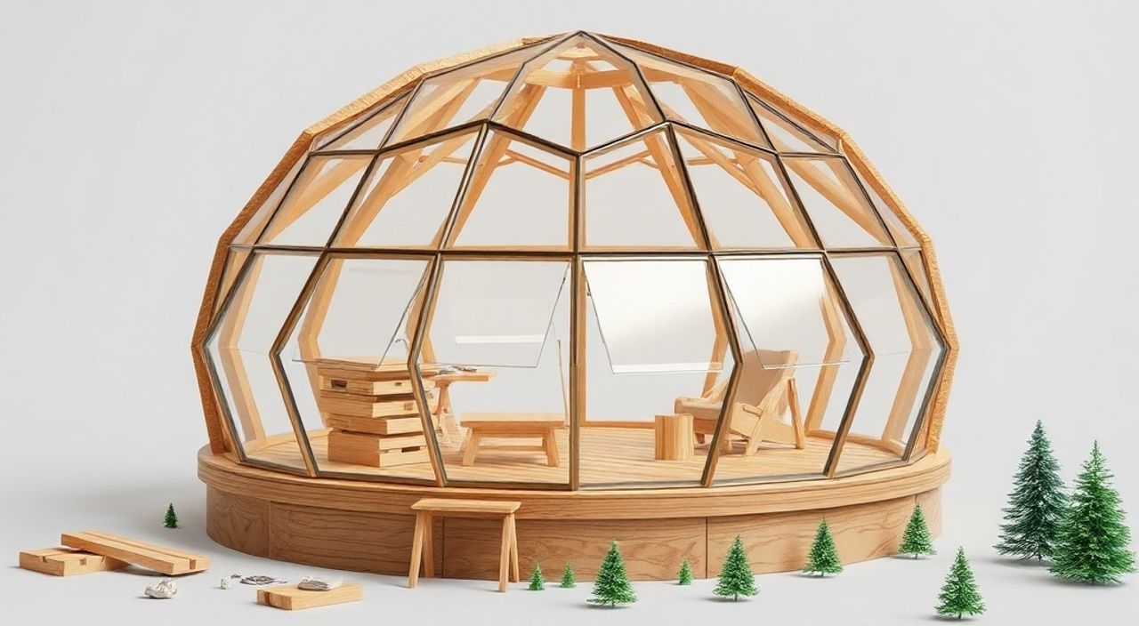 Дерево-клееный брус: 15 причин выбрать для geo-dome