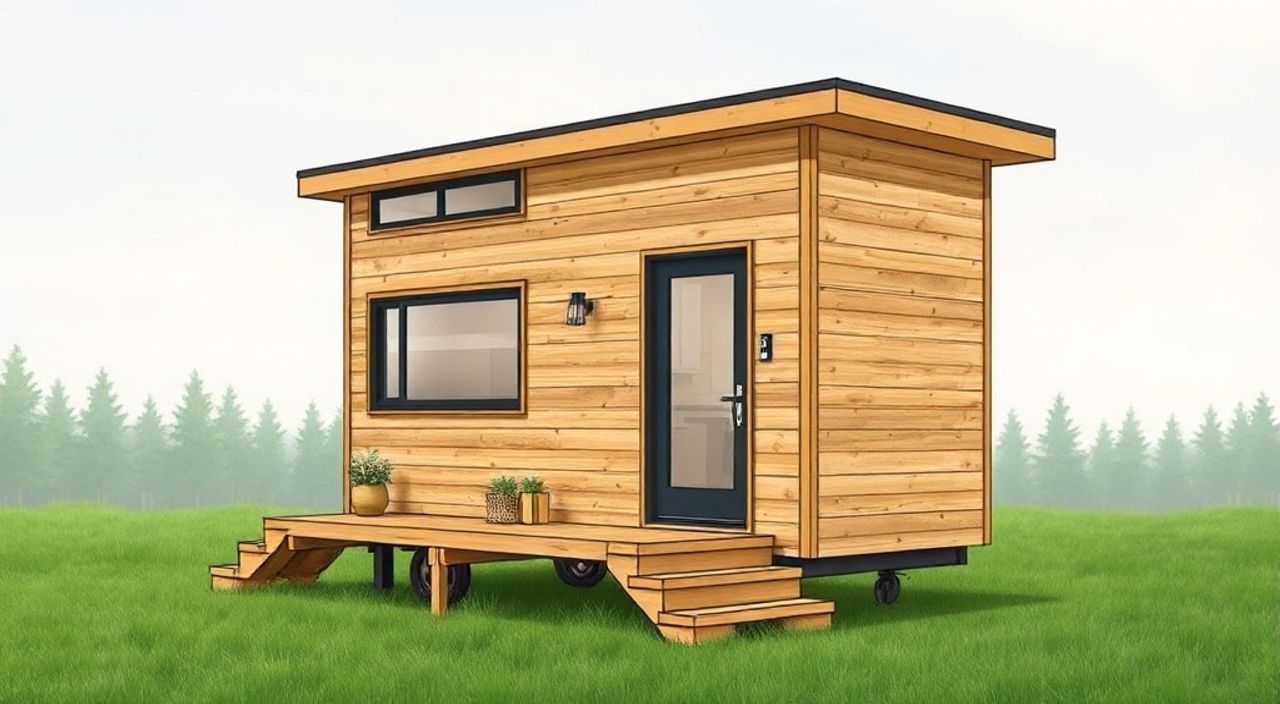 Дерево-клееный брус: 15 причин выбрать для tiny-house