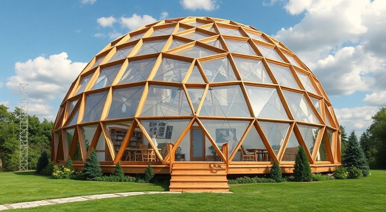 Дерево-клееный брус: 5 причин выбрать для geo-dome