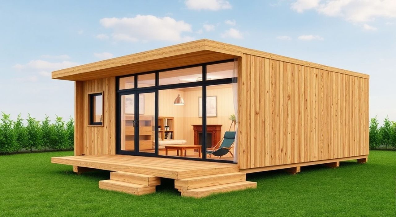 Дерево-клееный брус: 5 причин выбрать для контейнер‑хаус