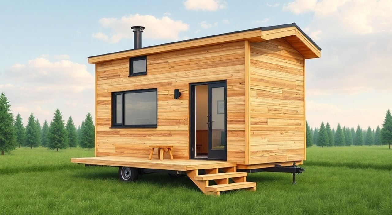 Дерево-клееный брус: 5 причин выбрать для tiny-house