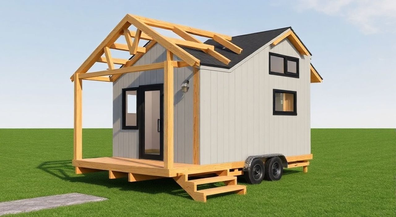 DIY: A-frame мини-дом из алюминиевый сэндвич-панель — 10 шагов