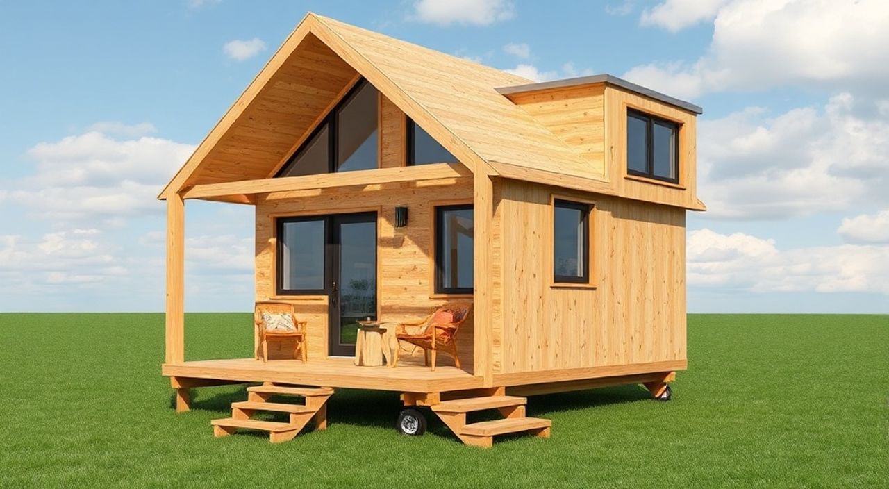 DIY: A-frame мини-дом из CLT-панели — 15 шагов