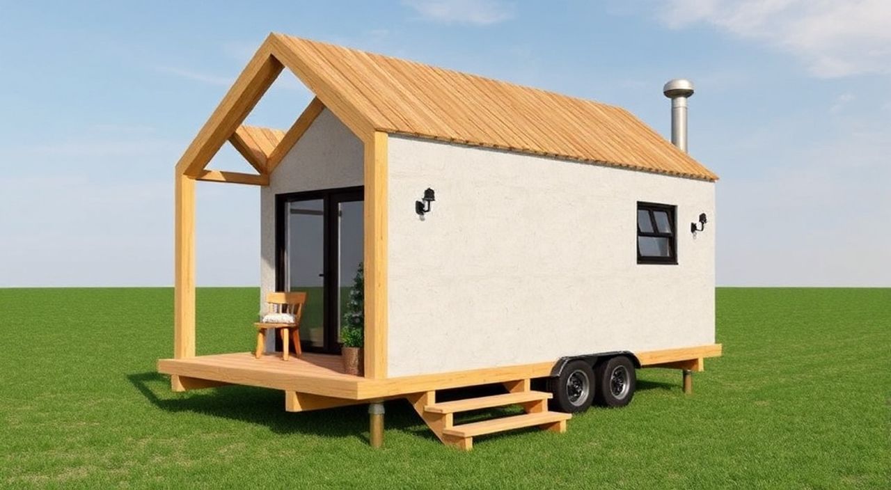 DIY: A-frame мини-дом из фиброцемент — 5 шагов