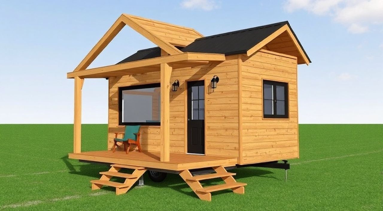 DIY: A-frame мини-дом из клееный ЛВЛ — 10 шагов
