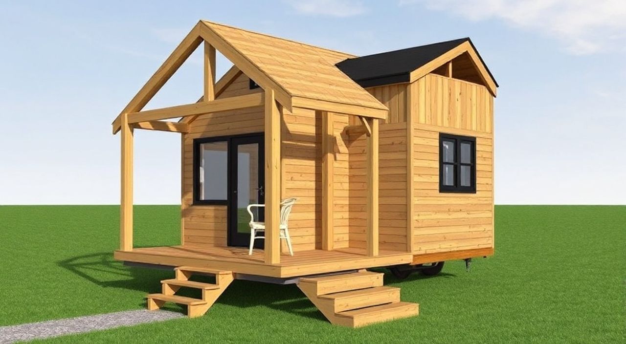 DIY: A-frame мини-дом из клееный ЛВЛ — 5 шагов