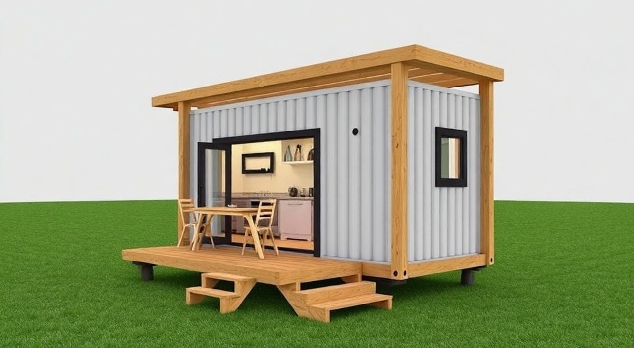 DIY: A-frame мини-дом из контейнер High-Cube — 10 шагов