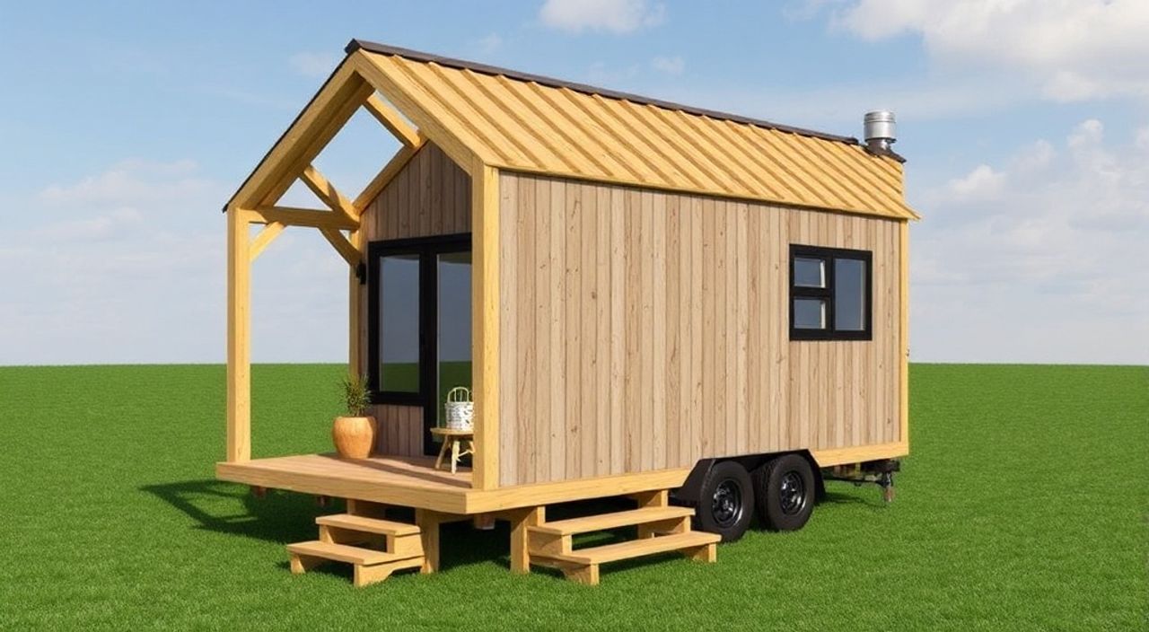 DIY: A-frame мини-дом из панели KarbonEco — 5 шагов