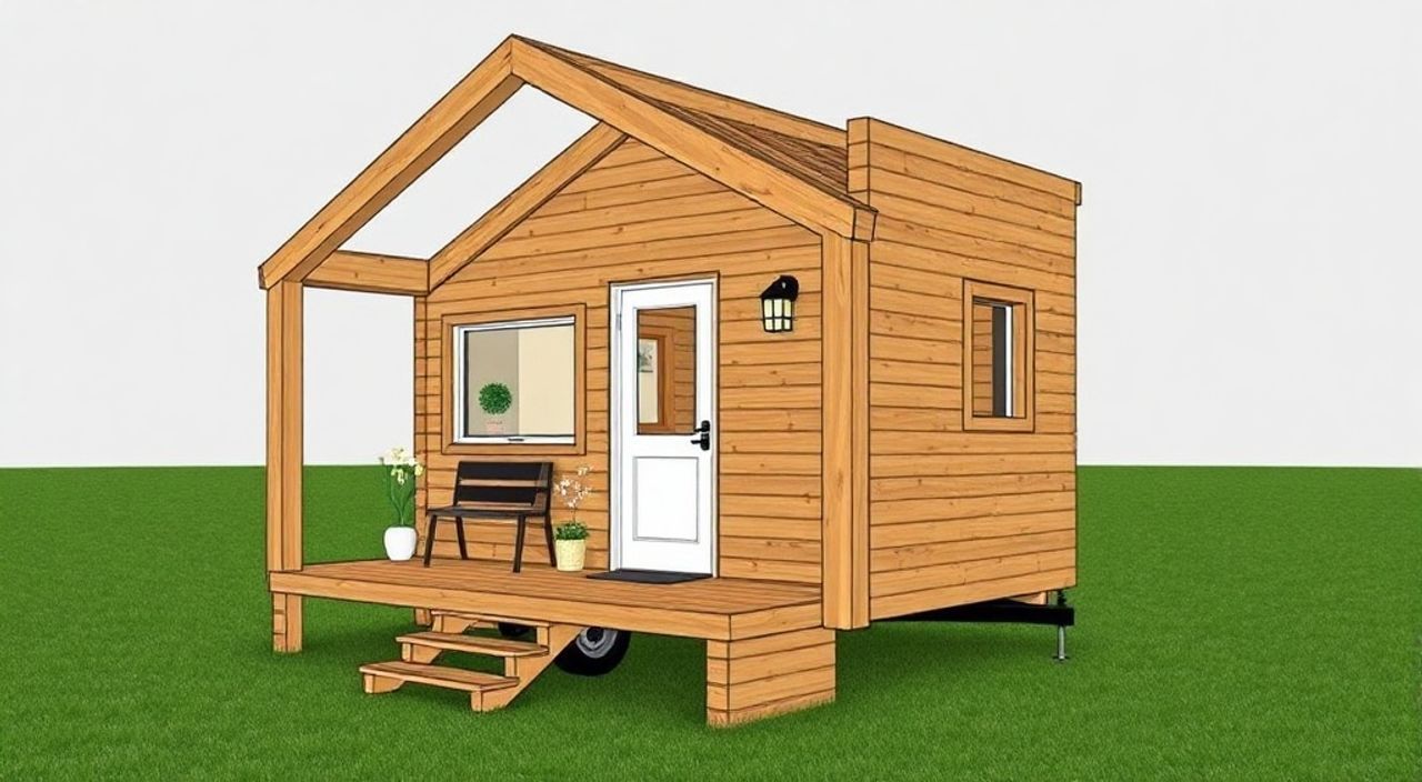 DIY: A-frame мини-дом из Thermowood — 5 шагов