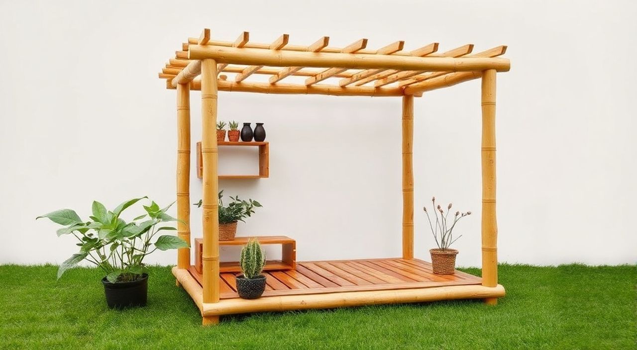 DIY: Eco‑cab из бамбуковый каркас — 5 шагов