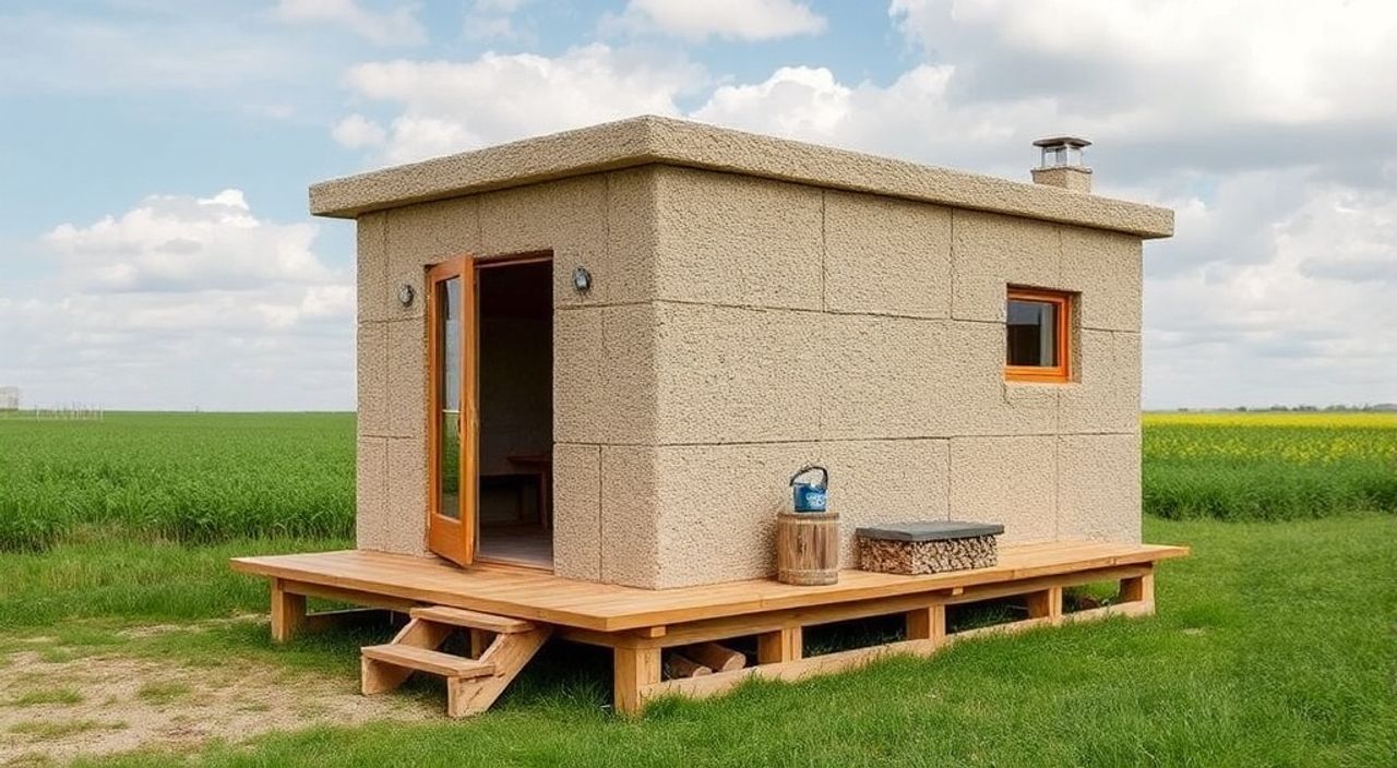 DIY: Eco‑cab из hempcrete — 10 шагов