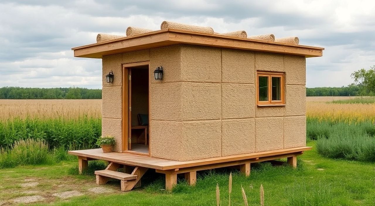 DIY: Eco‑cab из hempcrete — 5 шагов