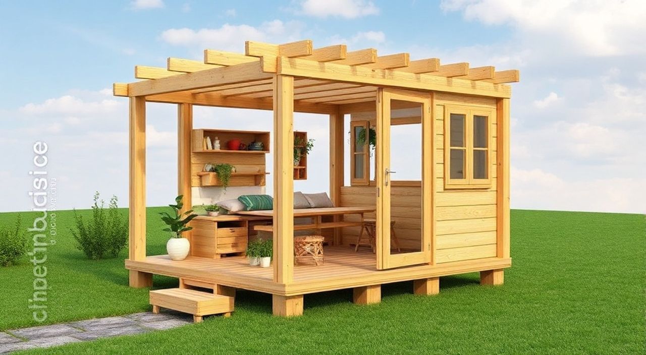DIY: Eco‑cab из клееный ЛВЛ — 15 шагов
