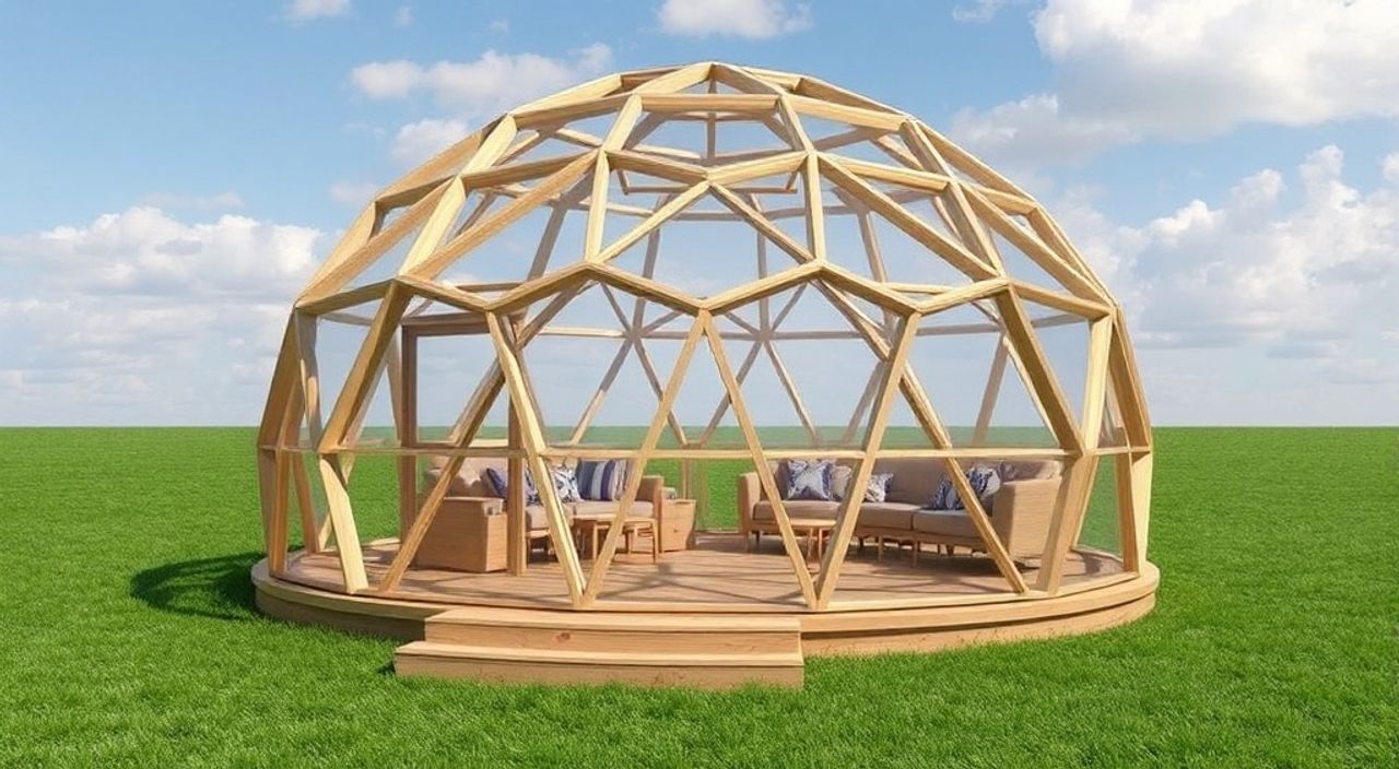 DIY: geo-dome из CLT-панели — 5 шагов