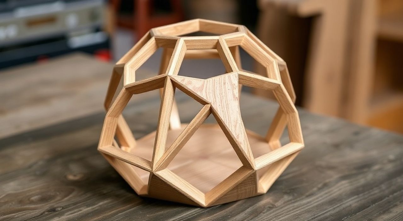 DIY: geo-dome из дерево-клееный брус — 15 шагов