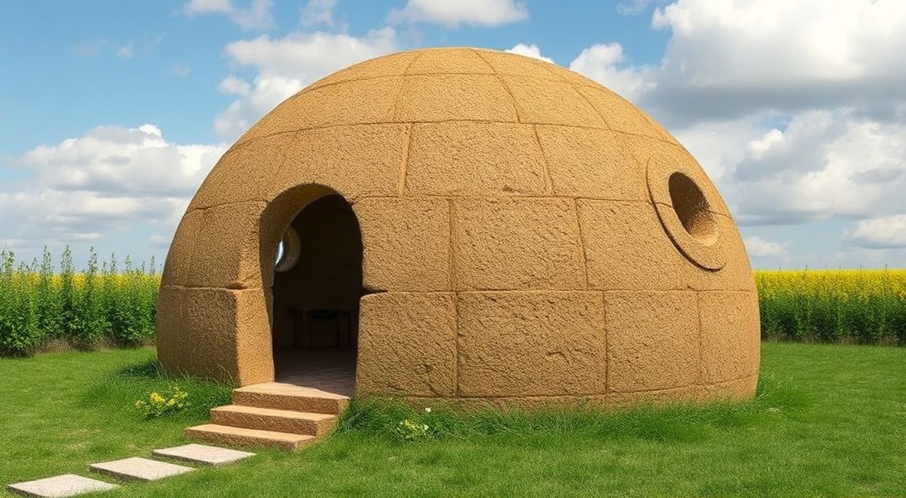 DIY: geo-dome из hempcrete — 5 шагов