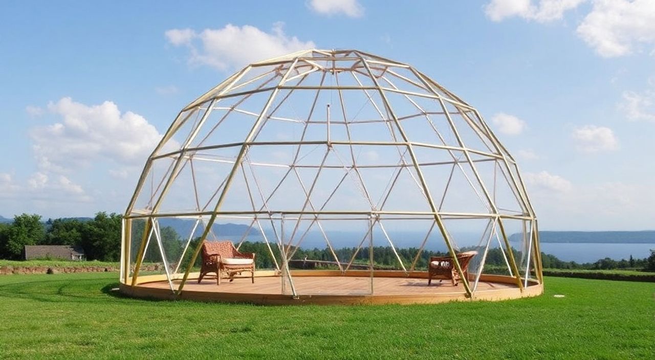 DIY: geo-dome из каркас из LGS — 10 шагов