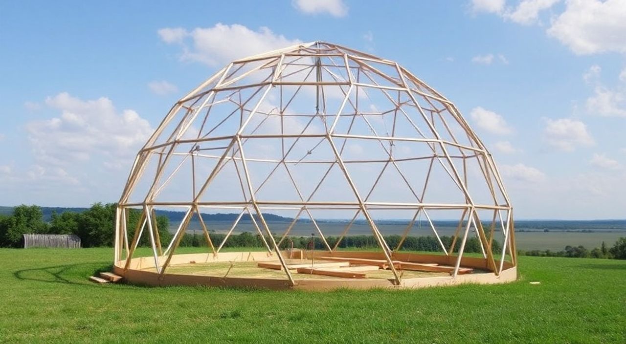 DIY: geo-dome из каркас из LGS — 15 шагов