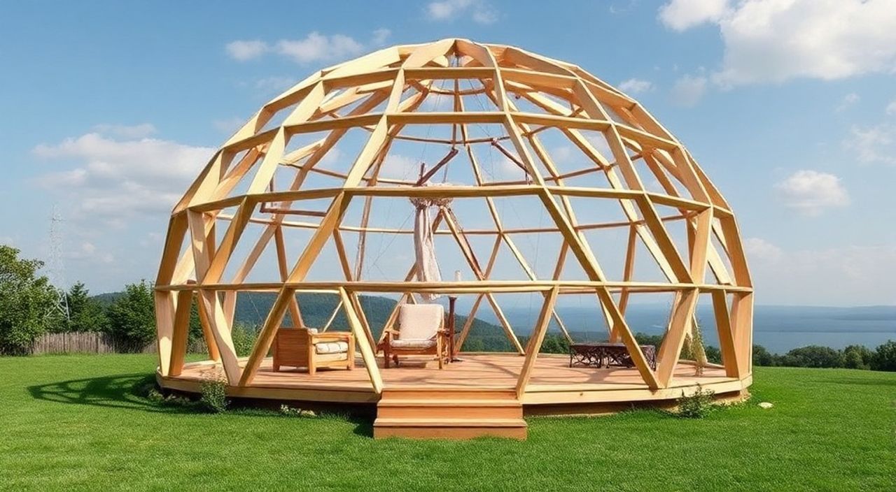 DIY: geo-dome из клееный ЛВЛ — 10 шагов