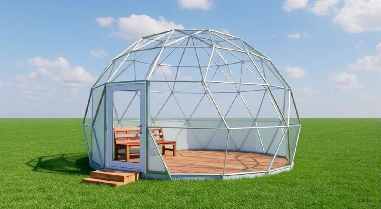 DIY: geo-dome из контейнер High-Cube — 10 шагов