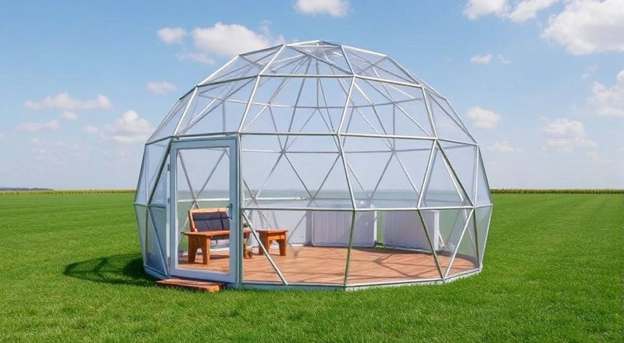 DIY: geo-dome из контейнер High-Cube — 15 шагов