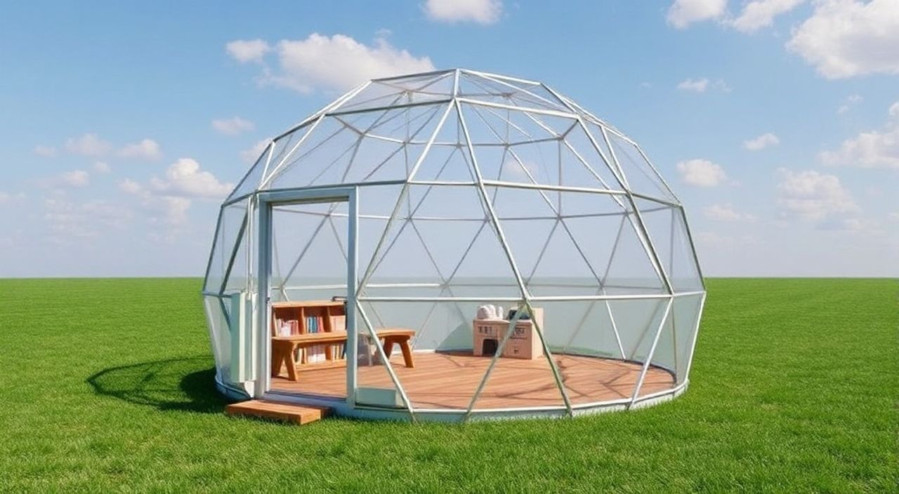 DIY: geo-dome из контейнер High-Cube — 5 шагов